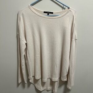 Quince Cream Long Sleeve Top